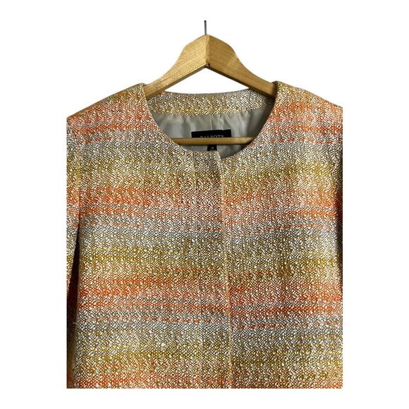 Talbots Pastel Tweed Womens Blazer 14 Career Professional Wear to Work Office - Picture 3 of 8